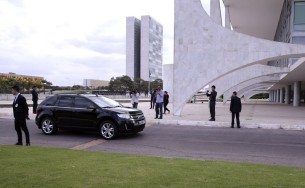 Presidente Dilma Rousseff chegou ao Palacio do Planalto nesta manhã | Valter Campanato/Agência Brasil/OA