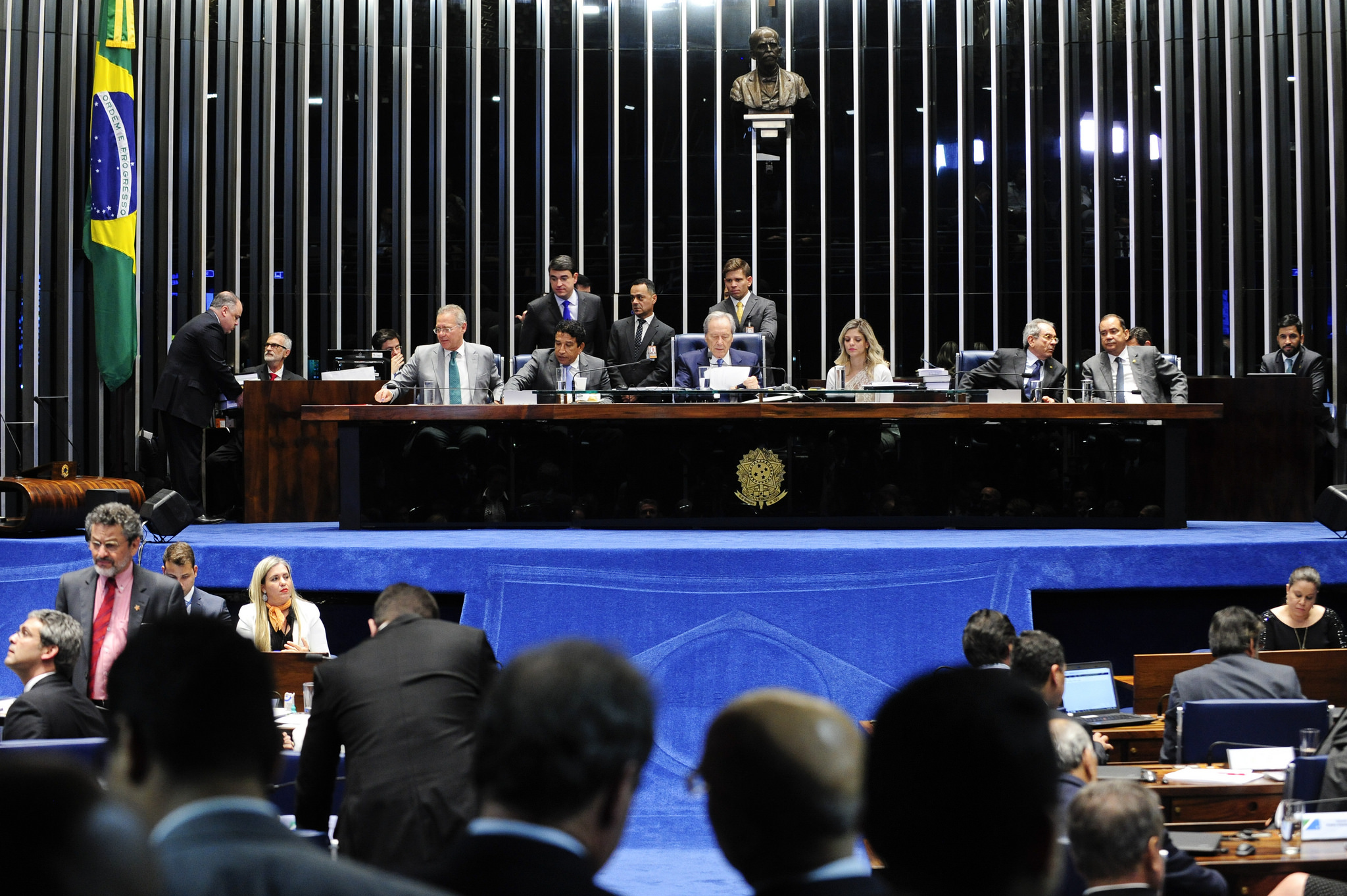 Sessão foi presidida pelo presidente do STF, Ricardo Lewandowski | Foto: Jonas Pereira / Agência Senado / OA