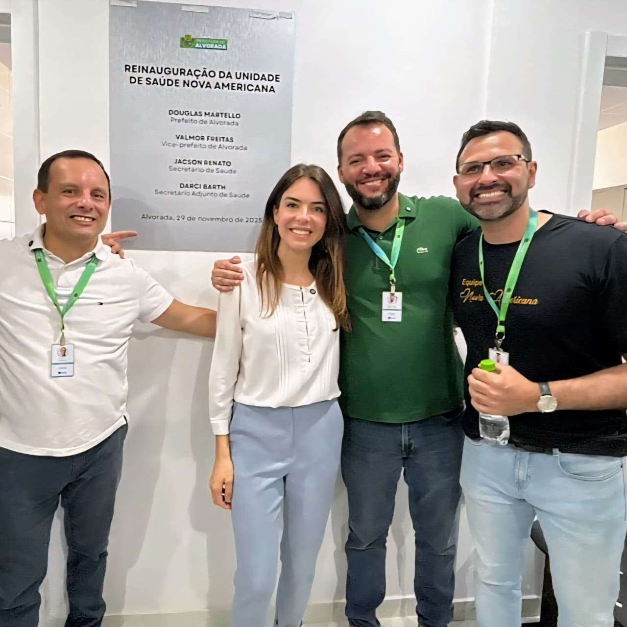 UBS Nova Americana é reinaugurada, após os danos provocados pela enchente.