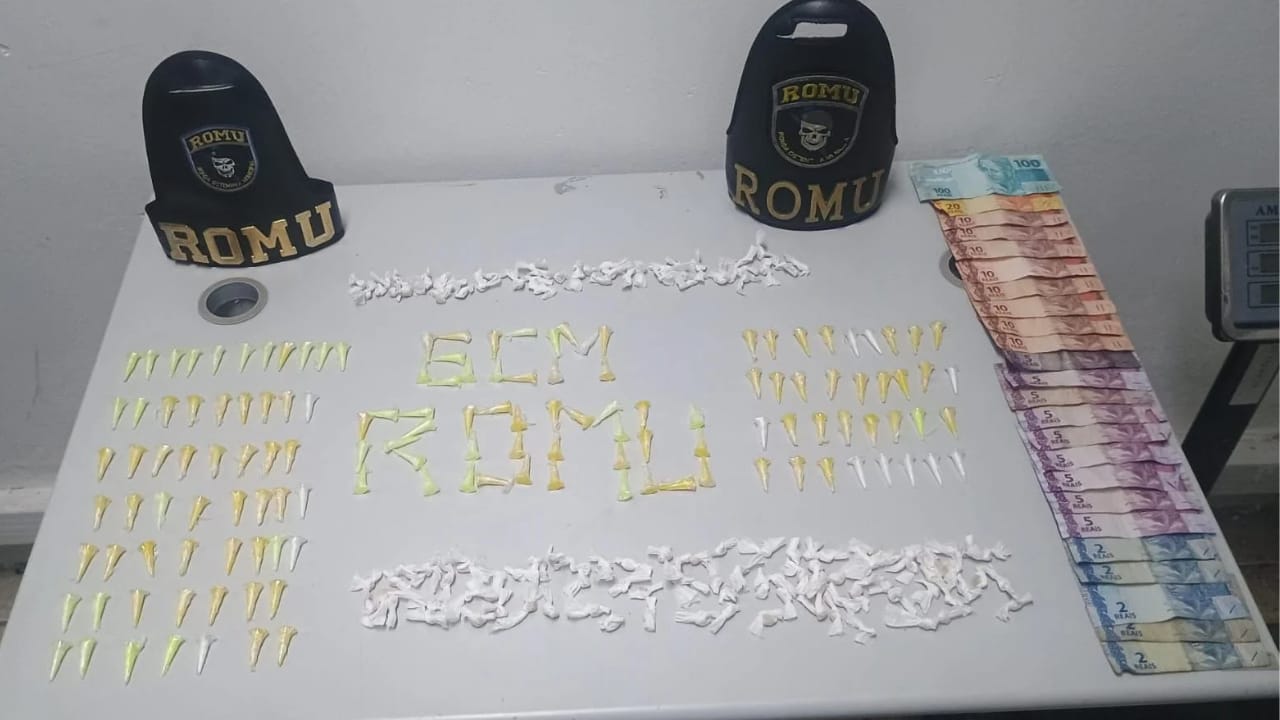 ROMU apreende arma e dinheiro após ações integradas em menos de 24 horas
