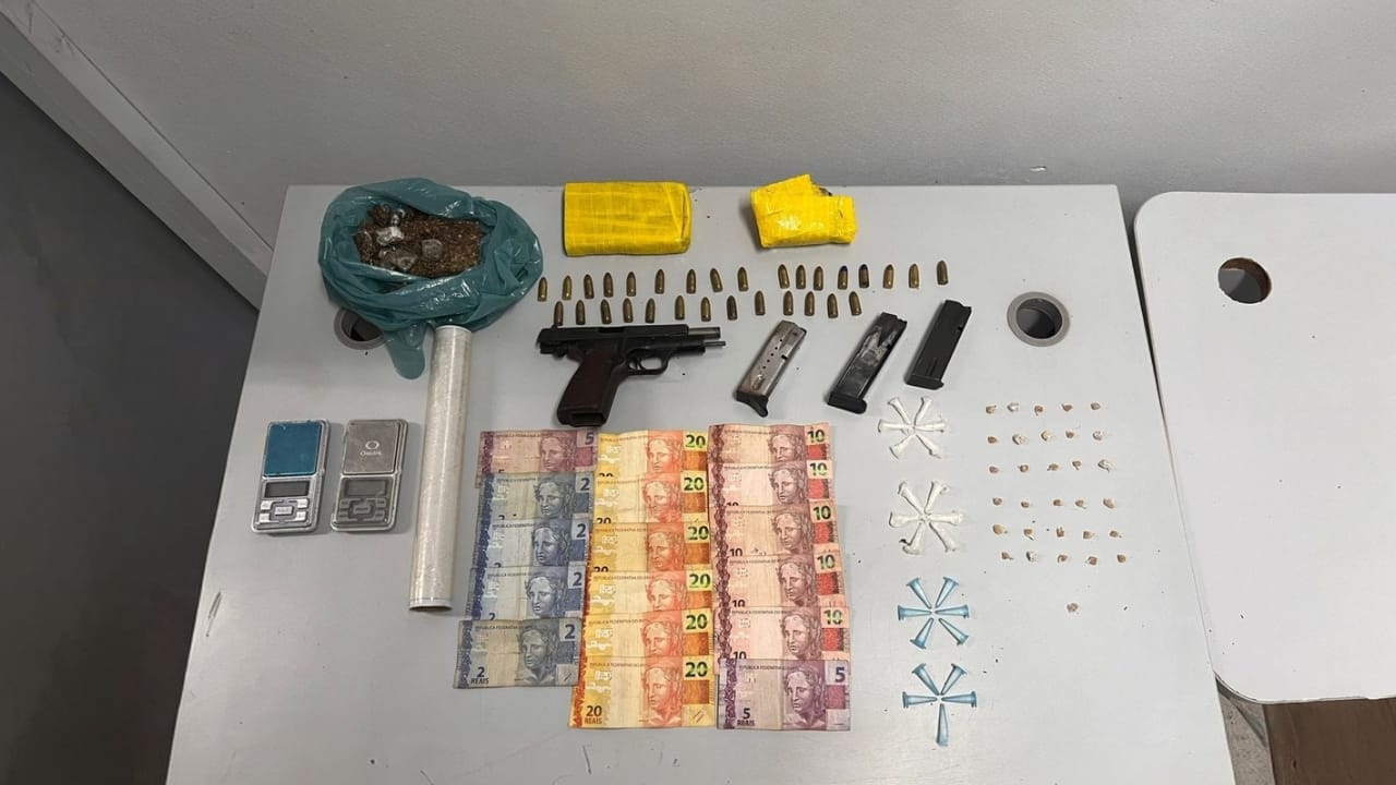 ROMU prende homem armado no Bairro Maria Regina