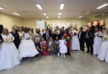 Casamento comunitátio “O Tão Esperado Sim” oficializa união de 16 casais em Alvorada