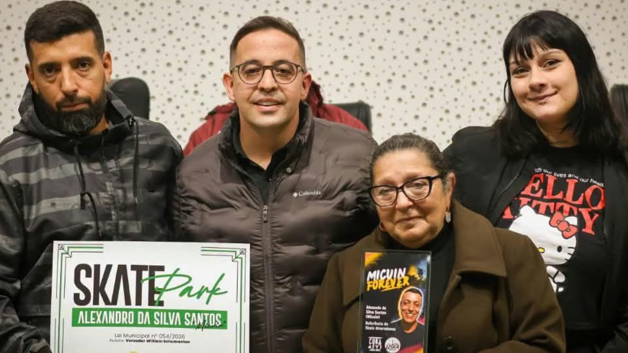 Câmara de Alvorada aprova homenagem a Micuim e eterniza seu legado na pista municipal de skate