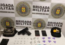 Foragido é capturado após confronto com a Brigada Militar em Alvorada