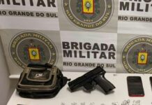 Foragido é capturado após confronto com a Brigada Militar em Alvorada