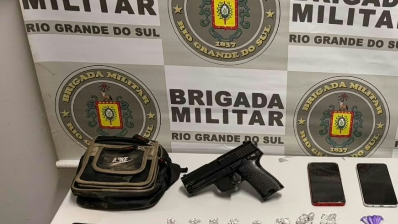 Foragido é capturado após confronto com a Brigada Militar em Alvorada