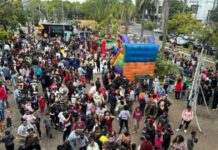 Festa das crianças lota a praça de Alvorada