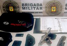 Brigada Militar prende homem por posse irregular de armas em Alvorada