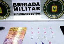 Casal é preso por tráfico de drogas no bairro Aparecida